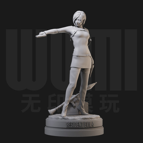 1/24艾达王 生化危机 游戏 18比例GK白模手办3D打印兵人模型 3741