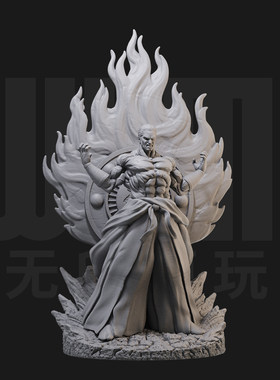 1/24 吉斯霍华德 饿狼传说 18比例GK白模手办3D打印兵人模型 6155