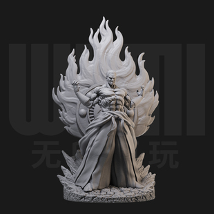 1/24 吉斯霍华德 饿狼传说 18比例GK白模手办3D打印兵人模型 6155