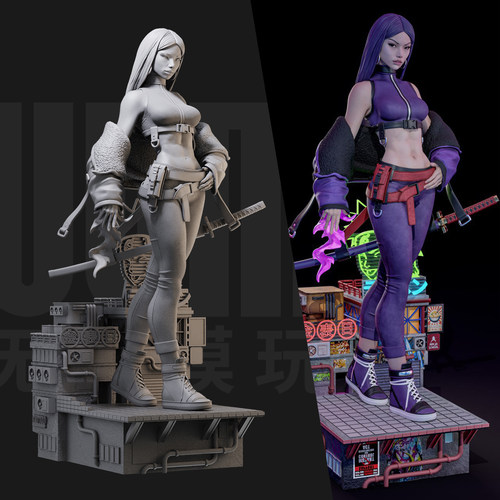 1/24 灵蝶 X战警 漫威美漫 18比例GK白模手办3D打印兵人模型 5464