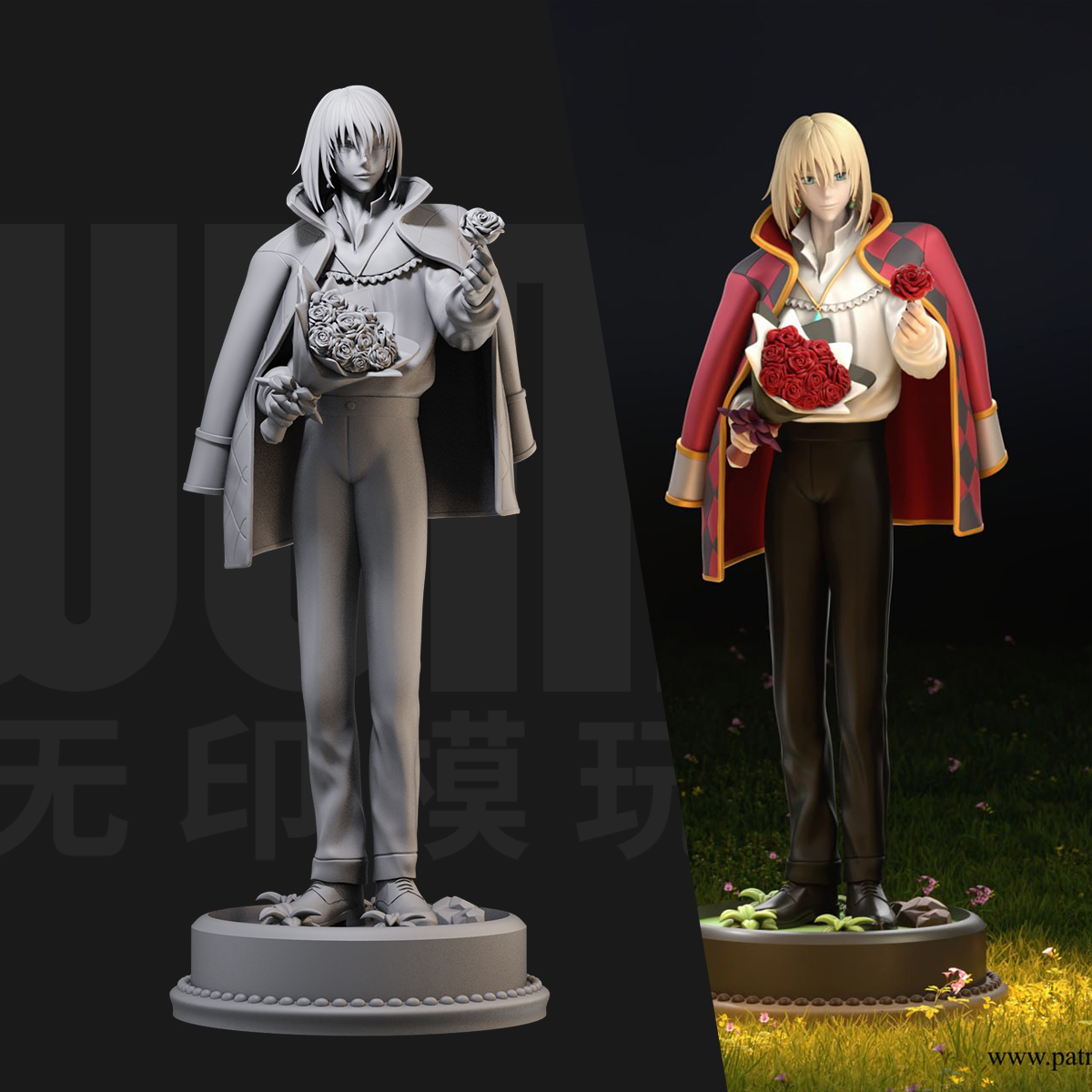 1/24 哈尔 哈尔的移动城堡 18比例GK白模手办3D打印兵人模型 5874