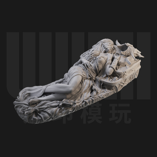 1/24 索菲亚 光明女祭司 18比例GK白模手办 3D打印兵人模型 2471