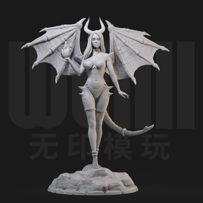 龙女 DOTA神秘之耀 1/24白模GK手办 35比例兵人3D打印模型 709