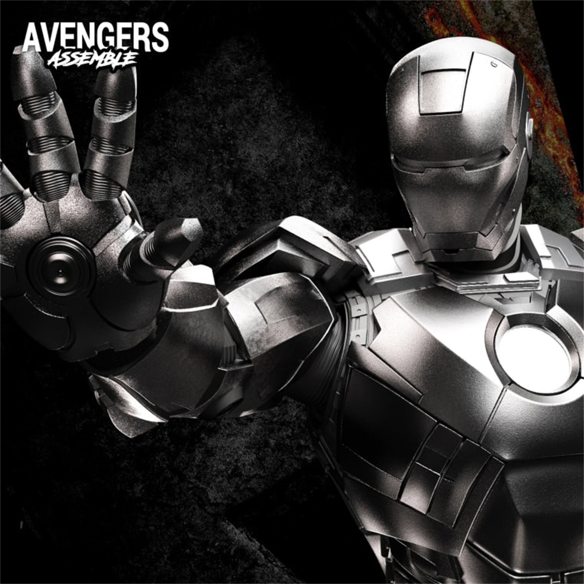 1/10 钢铁侠 复仇者联盟 漫威 16比例GK树脂白模手办模型 999