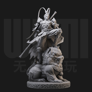 1/24 齐天大圣 中国神话 18比例GK白模手办3D打印兵人模型 4558