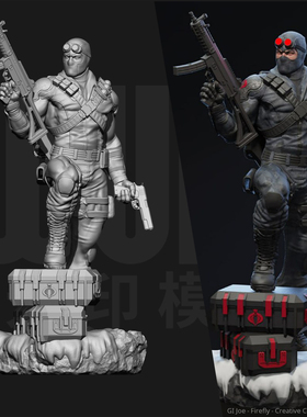 特种部队 萤火虫 爆破专家 1/24GK白模手办 18比例树脂模型 6414