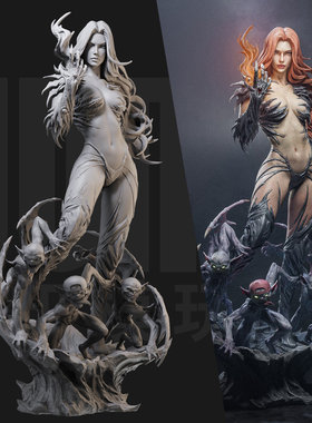 1/24 萨拉佩珍妮 魔女之刃 18比例GK白模手办3D打印兵人模型 3861