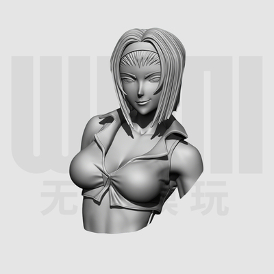 星际牛仔 菲·瓦伦丁 1/10胸像白模16比例GK树脂白模手办模型1766