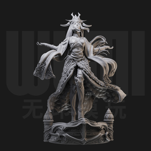 1/24光之女祭司 索菲亚 18比例GK白模手办3D打印兵人模型 3358