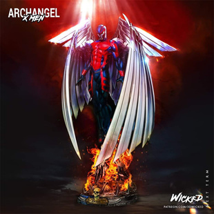 1/24大天使 天启骑士 X战警18比例GK白模手办3D打印兵人模型 3671