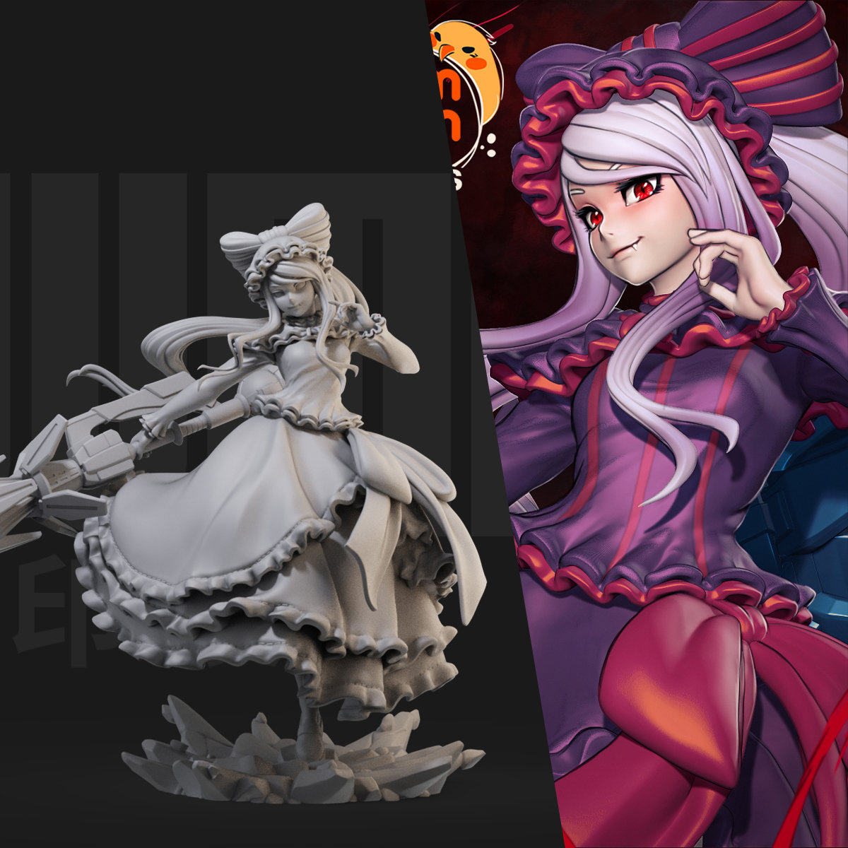 夏提雅布拉德弗伦 1/24白模GK手办 35比例兵人3D打印模型 467