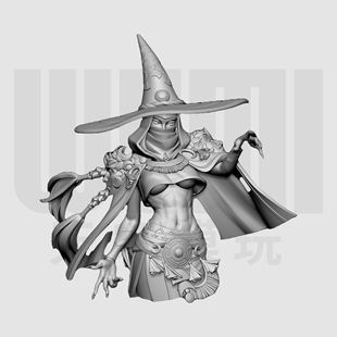 哈迪斯2 赫卡忒  1/10胸像白模16比例GK树脂白模手办模型 1665