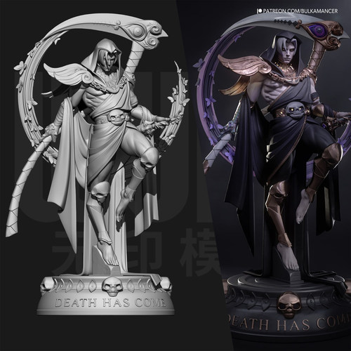 古希腊神话 塔纳托斯 1/24GK白模手办 18比例树脂3D打印模型 6571