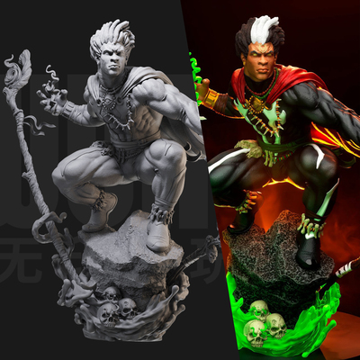 1/24 奇异博士 漫威 异世界18比例GK白模手办3D打印兵人模型 5822