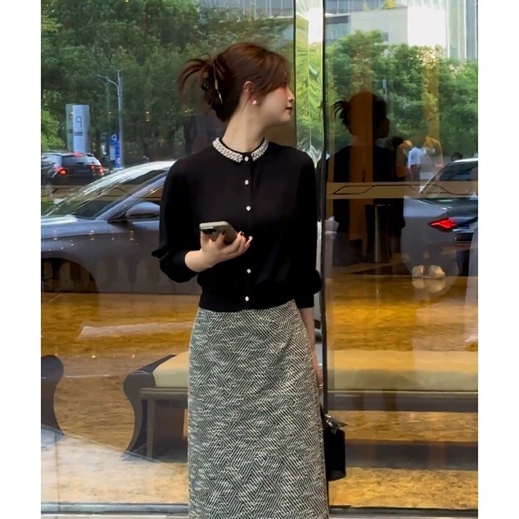 秋装女款2025年新款时尚减龄时尚套装