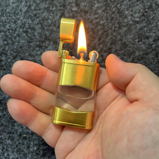 老式复古煤油按压上油