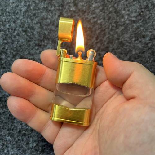 老式复古煤油按压上油