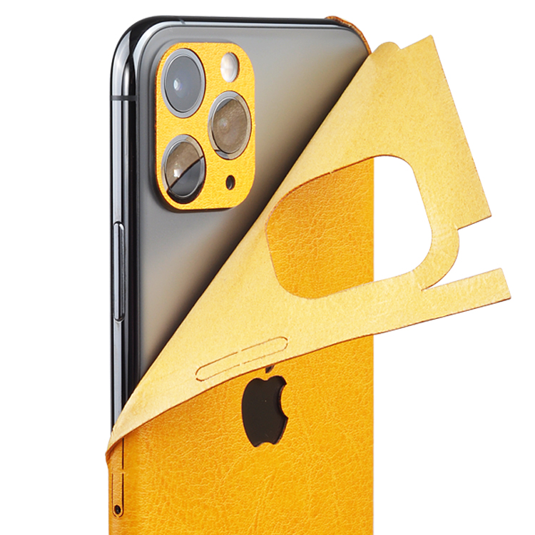 适用苹果iPhone14XSMAX131211pro手机膜超纤皮革背后全覆盖全包边手感保护贴膜-封面