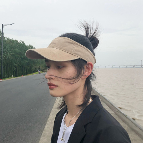 女ins日系水洗鸭舌棒球帽遮阳帽