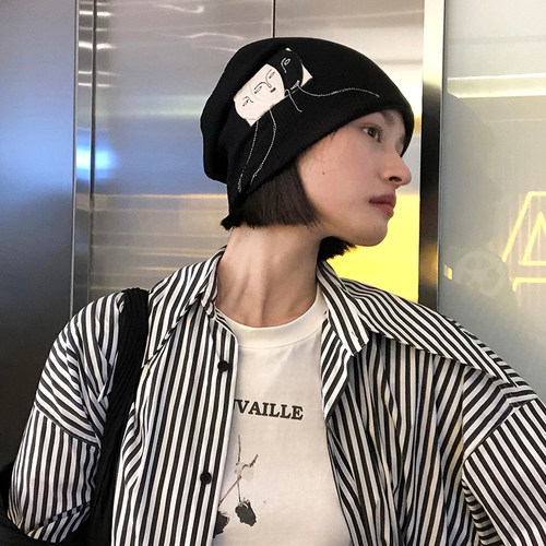 网红冷淡风堆堆春秋季ins帽子