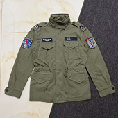 M65男士 军迷野战夹克外套大衣M51人字纹工装 外套风衣军事风军旅