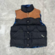 破锣男士 羽绒马甲厚实休闲百搭双面穿拼接外穿羽绒坎肩马甲背心