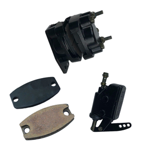 卡丁车漂移车改装四轮车刹车片刹车泵卡钳制动刹车盘全套驻车系统