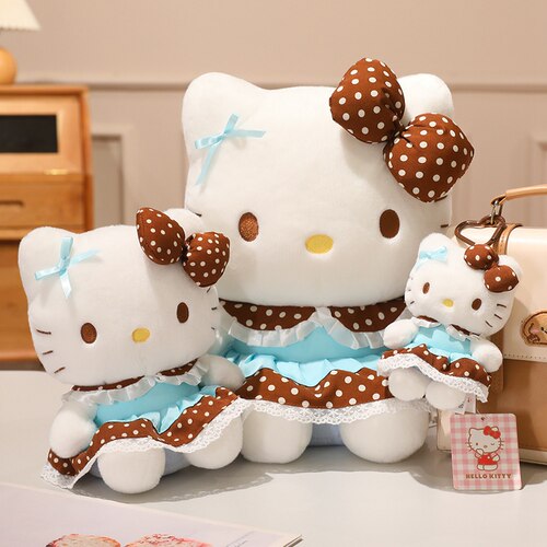 正版HelloKitty毛绒蝴蝶结挂件