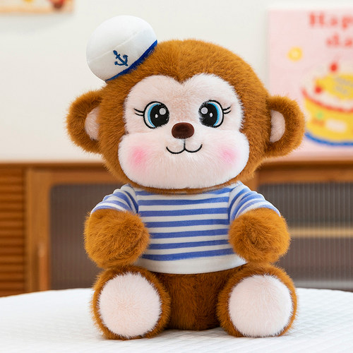 可爱卡通毛绒猴子玩偶公仔