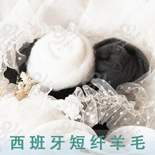西班牙短纤维羊毛多色