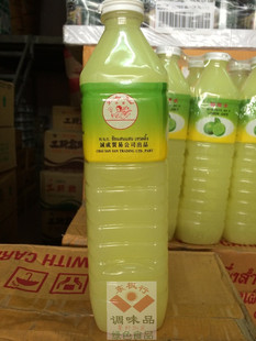 神童酸柑水 青柠汁 40%浓度柠檬汁 泰国进口餐料 泰餐调料 1L