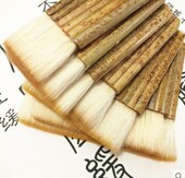羊毛刷 榭得堂裱画刷 软毛传统手工裱褙浆糊排刷排笔底纹刷子竹排刷 榭得堂