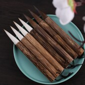 口袋毛笔狼毫手抓笔便携式 短杆兼毫提斗小京抓初学者写春联对联福字大楷大号毛笔楷书隶书山水国画牡丹上色