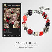 印象手链女时尚 YQ.STUDIO 原创设计aespa金旼炡同款 小众手串ins