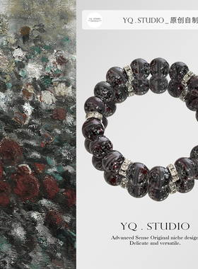 YQ.STUDIO|夕颜黑港风个性简约学生复古ins小众设计高级感手饰品