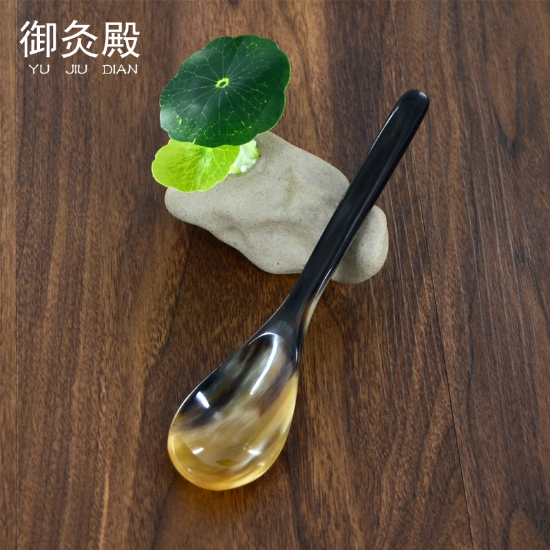 刮痧牛角板脸部面部瘦脸排毒淋巴疏通经络美容牛角全身颈部勺子