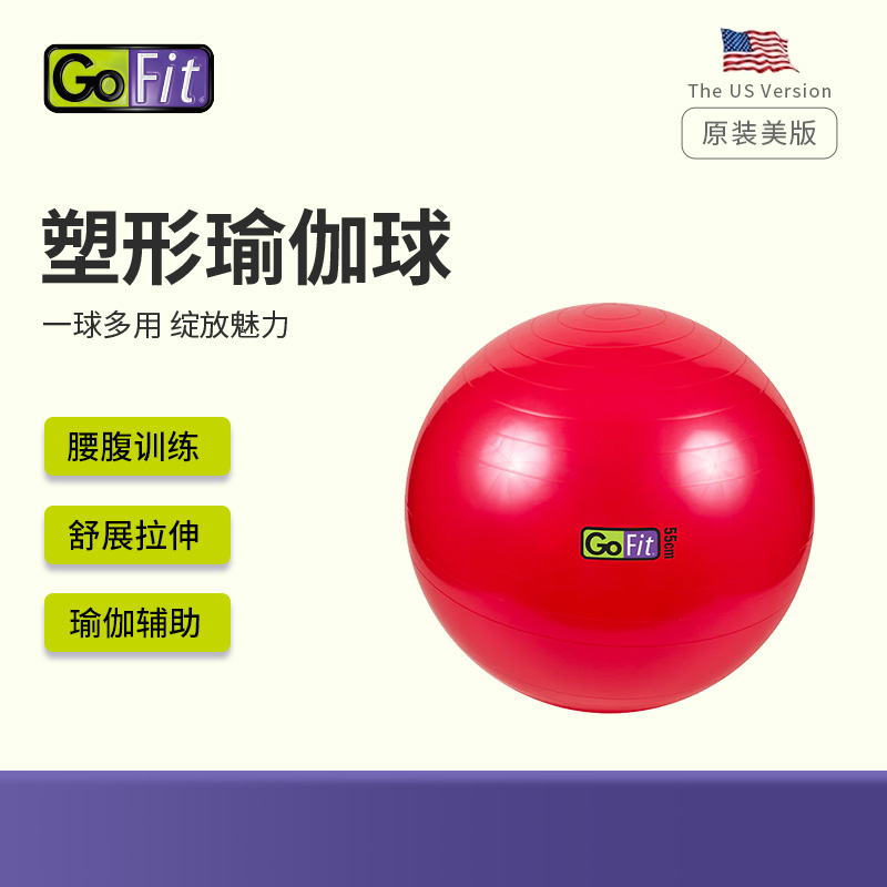 美国GoFit塑形瑜伽球防爆加厚