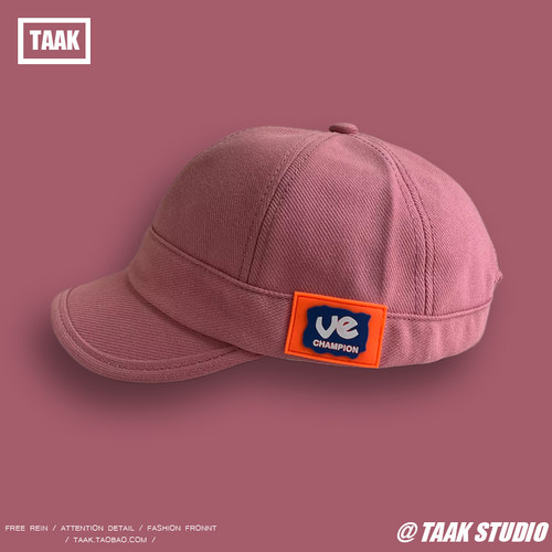 日系小众短帽檐棒球帽