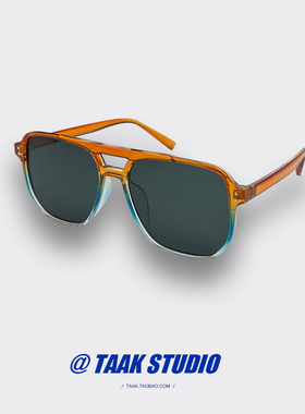 潮牌网红ins墨镜明星凹造型个性韩版时尚港风嘻哈眼镜太阳镜男夏