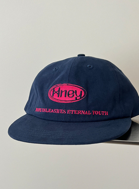 TAAK韩国IG潮牌小众平檐帽子女街头刺绣棒球帽显脸小嘻哈鸭舌帽男