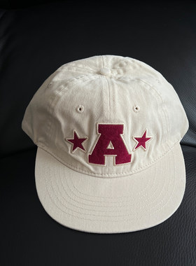 新款星星A字母宽檐平沿帽