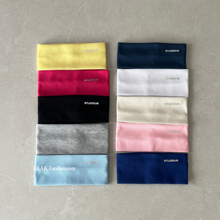 TAAK发带女春夏天网红ins街头发箍跑步运动字母宽松头带韩版潮男