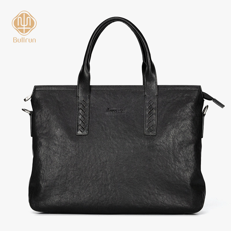 高端男包横款手提包男士真皮公文包头层牛皮软皮电脑包单肩斜挎包,箱包皮具/热销女包/男包,男士包袋,淘宝优惠券,粉丝福利购,淘宝优惠卷