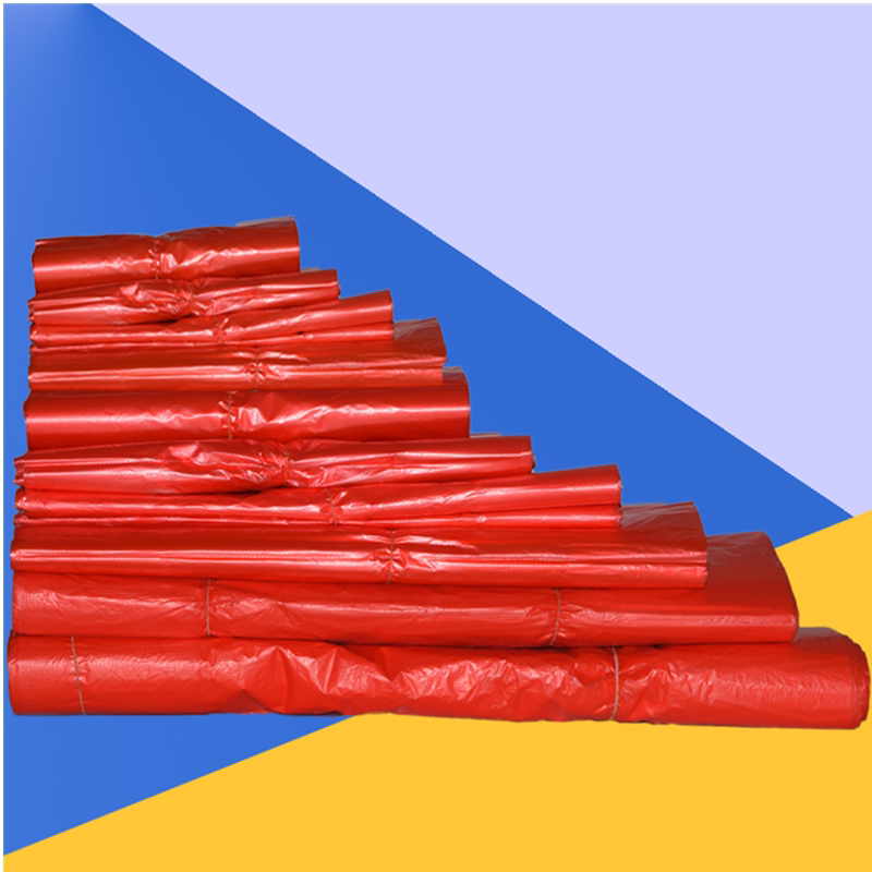 超大塑料袋子大号搬家打包手提方便袋特大红色收纳加厚背心塑料袋