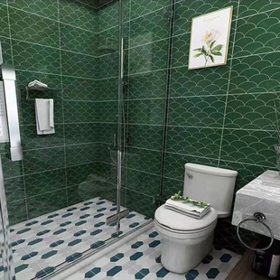 北欧凹凸彩色砖300x600客厅餐厅背景墙砖厨房卫生间 阳台亮光瓷砖