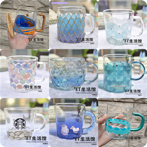 樱花墨绿珐琅铜色限量星巴克杯子