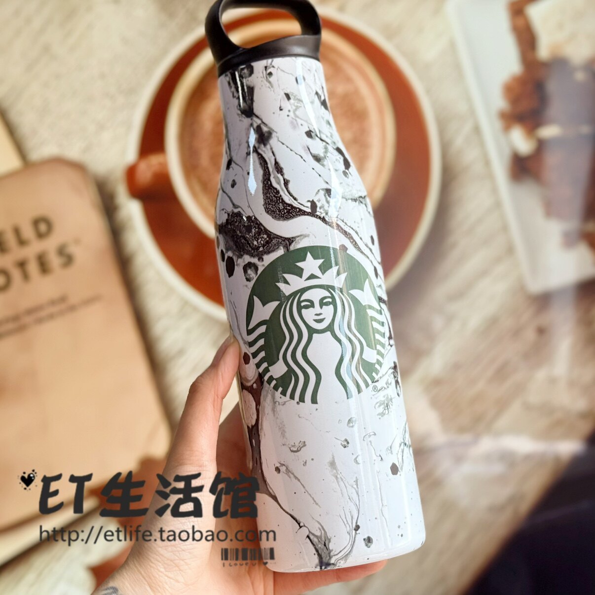 星巴克杯子 2026 北美圣诞经典新款人鱼杯不锈钢运动保温杯限量