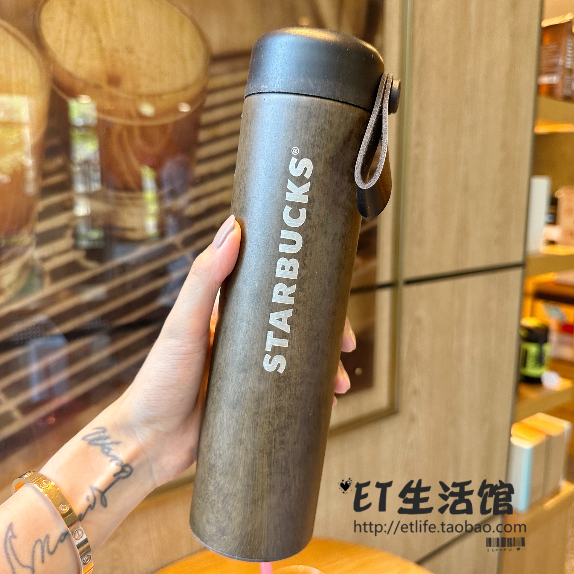 星巴克杯子不锈钢保温杯大容量