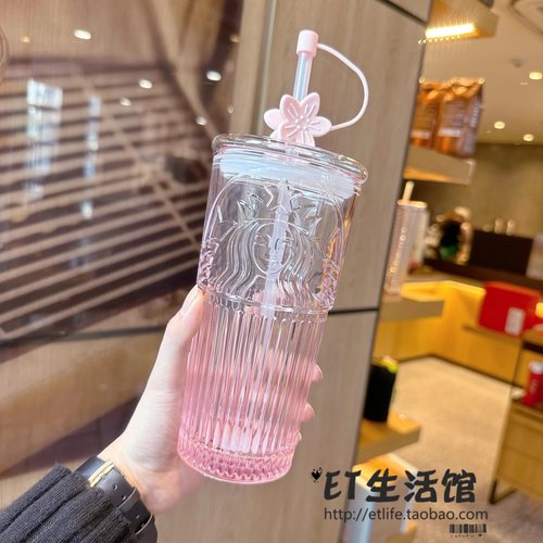 星巴克玻璃限量新款兔子杯