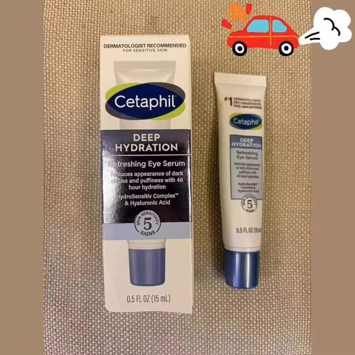 成人儿童眼霜保湿水润Cetaphil